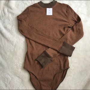 Thermal open back bodysuit